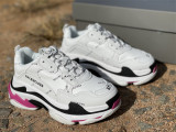 Authentic Balenciaga Triple s White/Rose