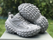 Authentic Balenciaga Triple s Clear Sole Gray