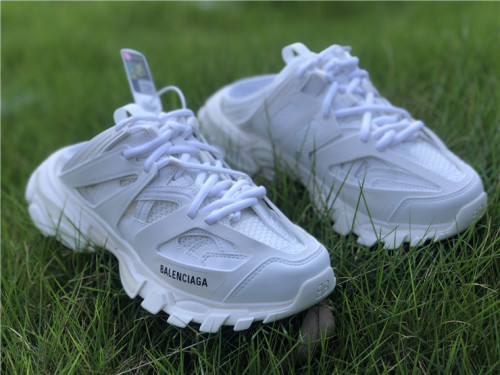 Authentic Balenciaga Track Mule Pure White