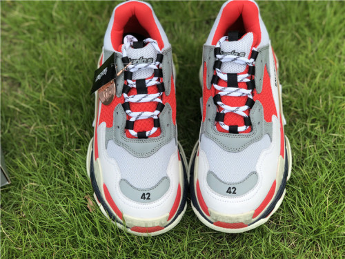 Authentic Balenciaga Triple s White/Red