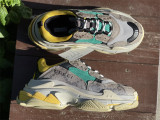 Authentic Balenciaga Triple s Gray/Green