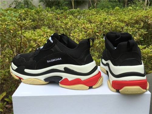 Authentic Balenciaga Triple s Black/Red