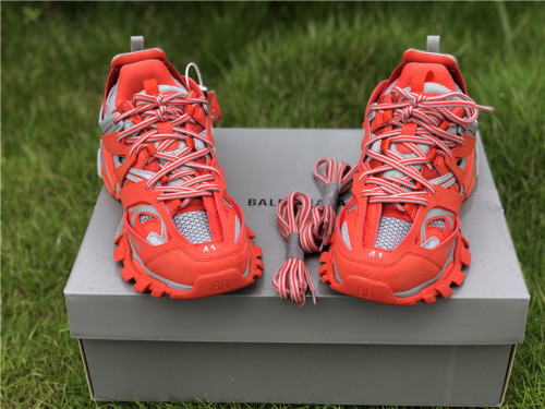 Authentic Balenciaga Track Trainers 3.0 Orange/Red/Gray