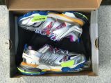 Authentic Balenciaga Track Sneakers 3.0 Silver /Colorblock