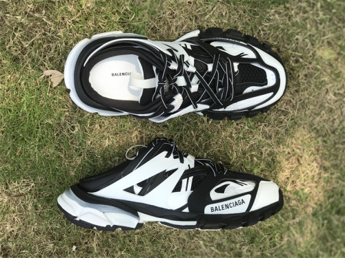 Authentic Balenciaga Track Mule White/Black