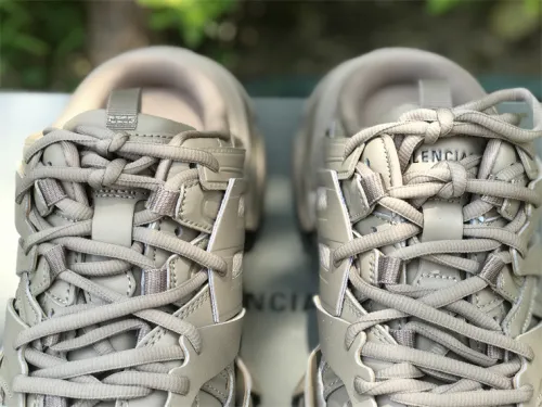 Authentic Balenciaga Track Mule Dark Beige/Black
