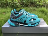Authentic Balenciaga Track Trainers 3.0 Emeral Blue