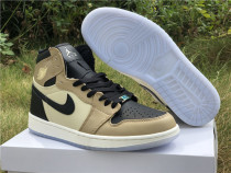 Authentic Air Jordan 1 Mid Ret Hi Prem Black/Ivory