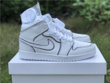 Authentic Air Jordan 1 Mid SE White