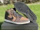 Authentic Air Jordan 1 Mid Brown/Black