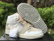 Authentic CLOT x Air Jordan 1 Mid White/Gray/Yellow