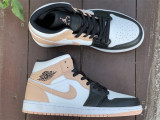 Authentic Air Jordan 1 Mid “Crimson Tint”