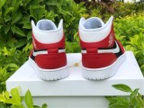 Authentic Air Jordan 1 Mid Red Black-White