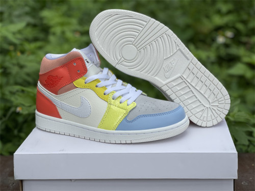Authentic Air Jordan 1 Mid “ To My First Coach ”