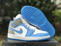 Authentic Air Jordan 1 Mid “ University Blue ”