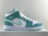 Authentic Air Jordan 1 Mid “ Marine Green ”