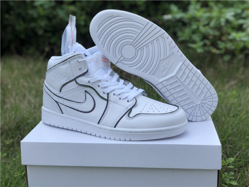 Authentic Air Jordan 1 Mid SE White