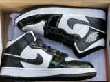 Authentic Air Jordan 1 Mid SE ASW Black/White