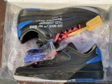 Authentic OFF-WHITE x Air Jordan 2 Low Black/Blue/Red