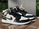Authentic Air Jordan 1 Mid SE ASW Black/White