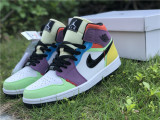 Authentic Air Jordan 1 Mid Multicolor