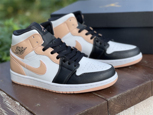 Authentic Air Jordan 1 Mid “Crimson Tint”