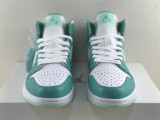 Authentic Air Jordan 1 Mid “ Marine Green ”
