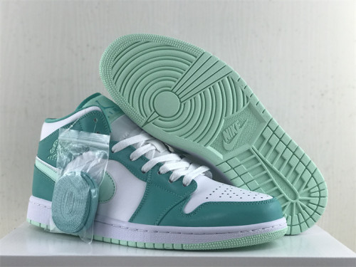 Authentic Air Jordan 1 Mid “ Marine Green ”