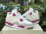 Authentic Nike SB x Air Jordan 4 White/Fuchsia