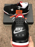 Authentic Air Jordan 4  “ Bred ” 2019