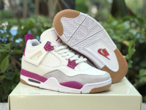 Authentic Nike SB x Air Jordan 4 White/Fuchsia