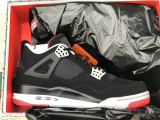 Authentic Air Jordan 4  “ Bred ” 2019