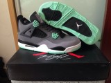 Authentic Air Jordan 4 Retro Green Glow