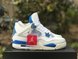 Authentic Air Jordan 4 OG “MILITARY BLUE” Jumpman Branding