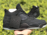 Authentic KAWS x Air Jordan 4 Black