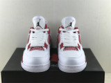 Authentic Air Jordan 4 “Alternate 89” White/Red