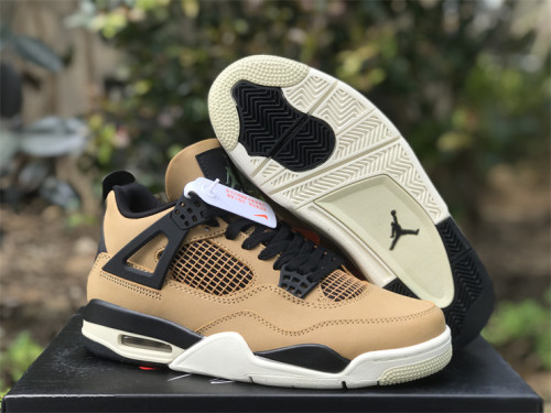 Authentic Air Jordan 4 “Mushroom” Milk Tea