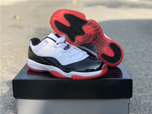 Authentic Air Jordan 11 Low “White Bred”