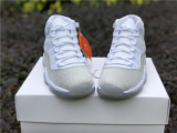 Authentic Air Jordan 11 WMNS White/Metallic Silver