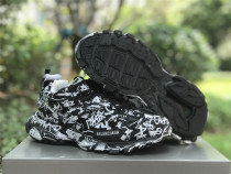Authentic Balenciaga Track Sneakers 3.0 Graffiti/Dirty/Black-White