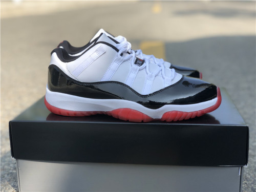 Authentic Air Jordan 11 Low “White Bred”
