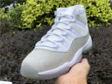 Authentic Air Jordan 11 WMNS White/Metallic Silver