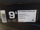 Authentic Air Jordan 11 Low Concord Black