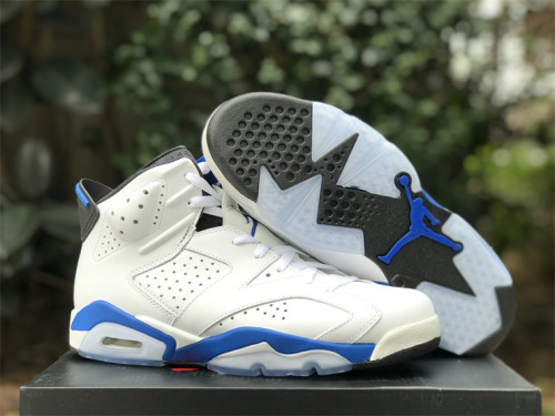 Authentic Air Jordan 6 “Sport Blue”