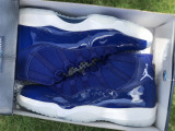 Authentic Air Jordan 11 Midnight Navy White/Blue