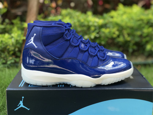 Authentic Air Jordan 11 Midnight Navy White/Blue