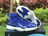 Authentic Air Jordan 11 Midnight Navy White/Blue