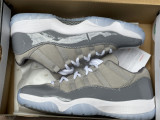 Authentic Air Jordan 11 Low “Cool Grey”