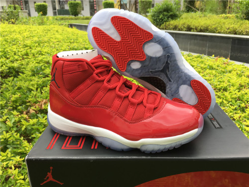 Authentic Air Jordan 11  “ Gym Red ”