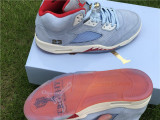 Authentic Trophy Room x Air Jordan 5 “Ice Blue”